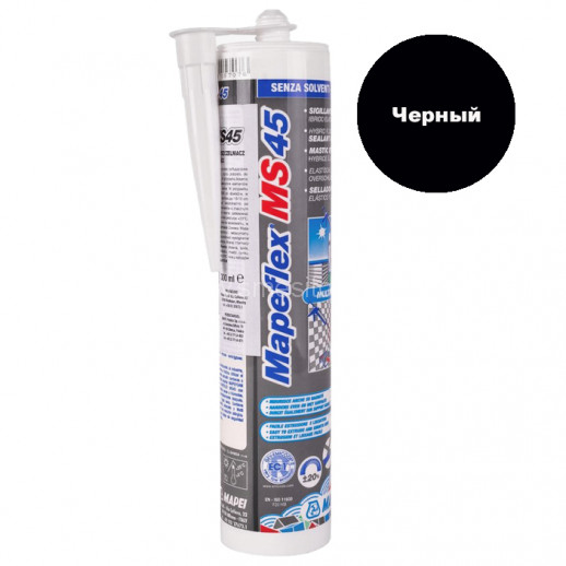 Полиуретановый герметик Mapei Mapeflex MS 45 (черный) 300мл